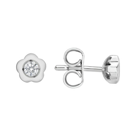 Diamond earrings Flowers