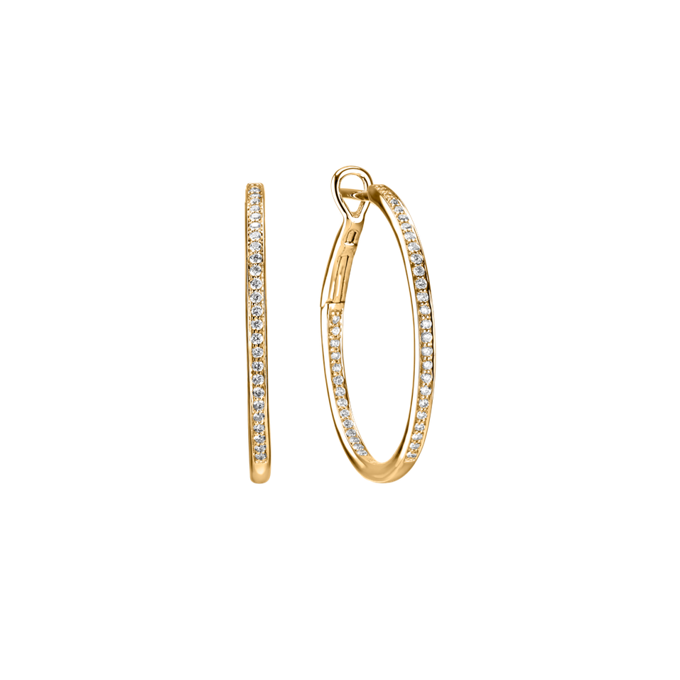 Diamond earrings Eternity Gleam