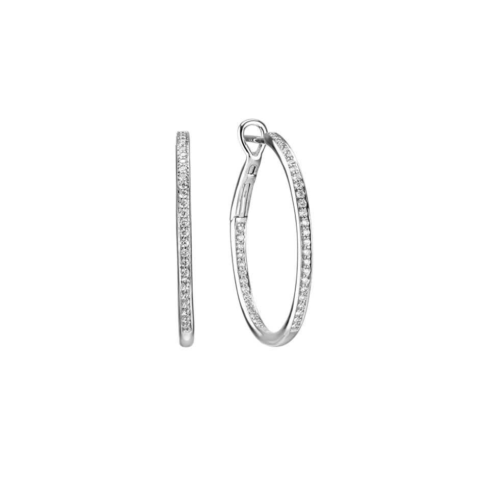 Diamond earrings Eternity Gleam