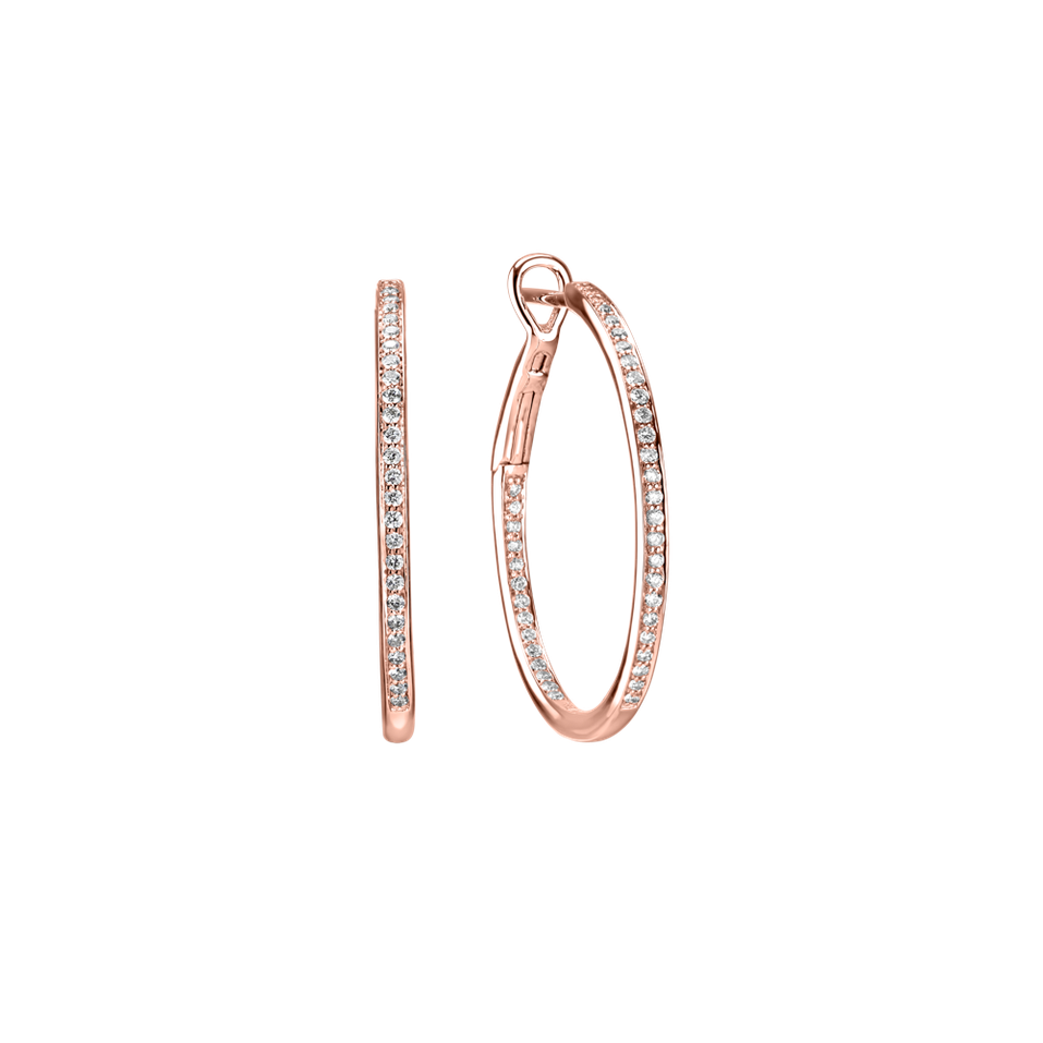 Diamond earrings Eternity Gleam