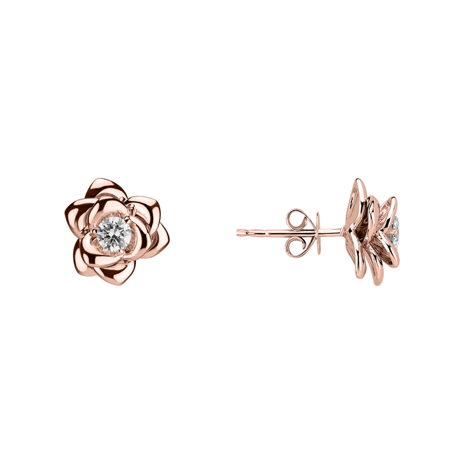 Diamond earrings Flower Bliss