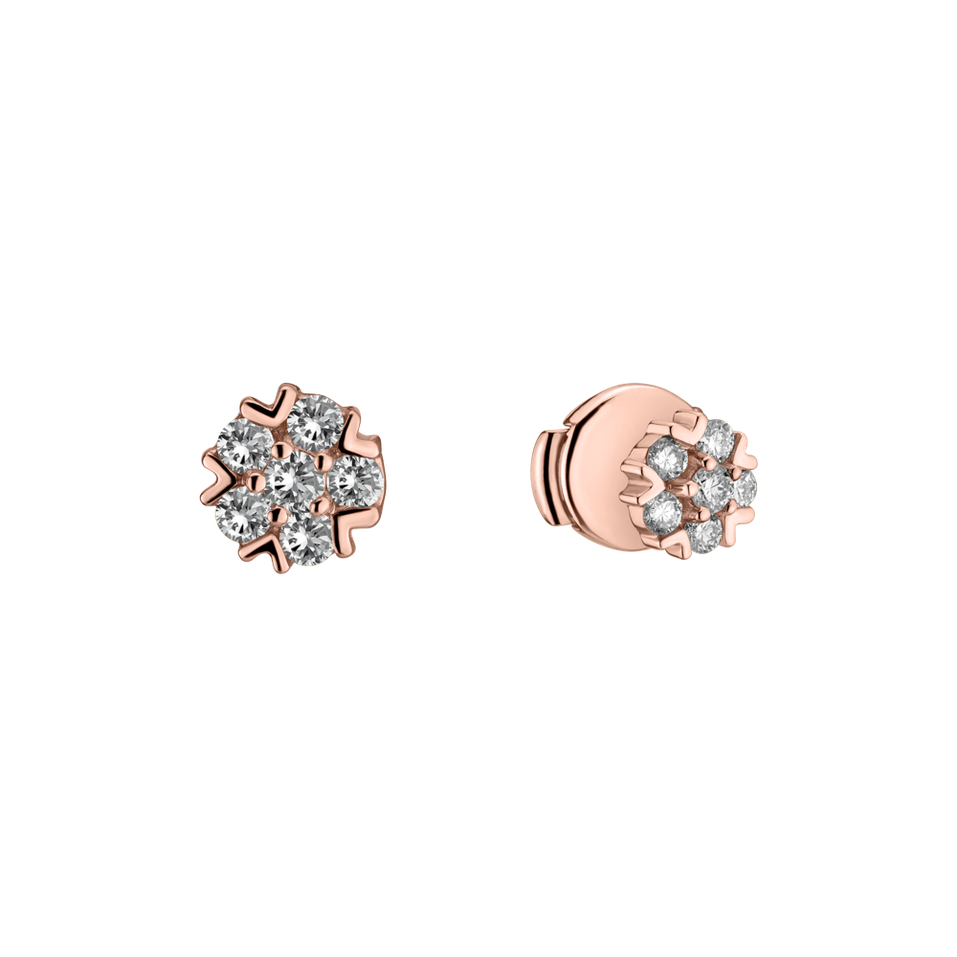 Diamond earrings Raindrops Stars