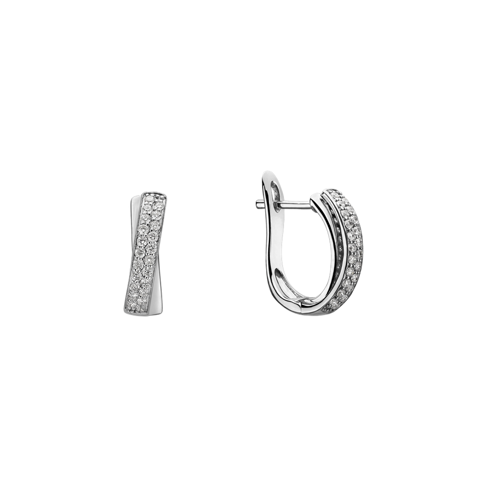 Diamond earrings Sparkling Mosaic