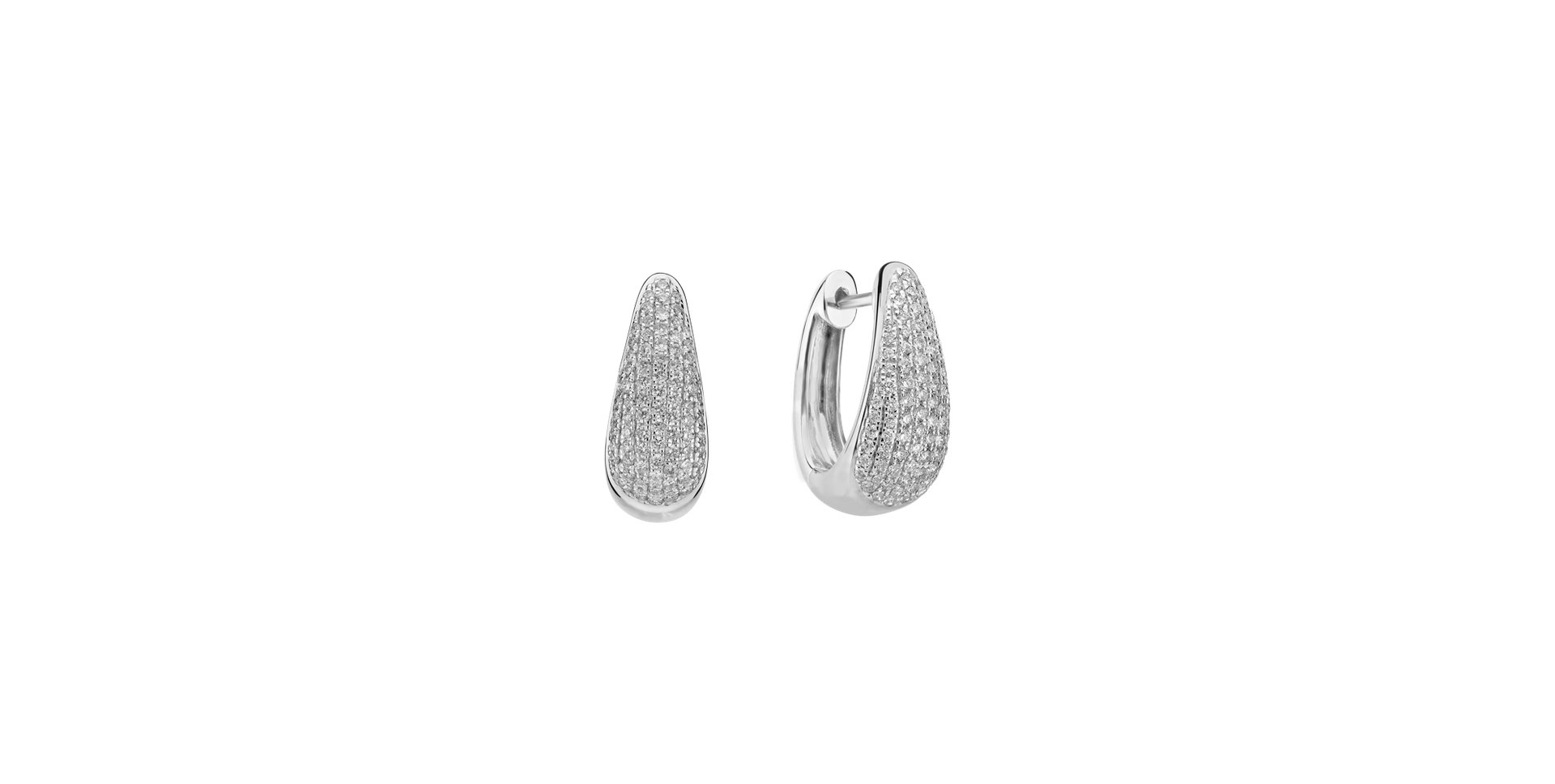 Diamond earrings Charming Gem