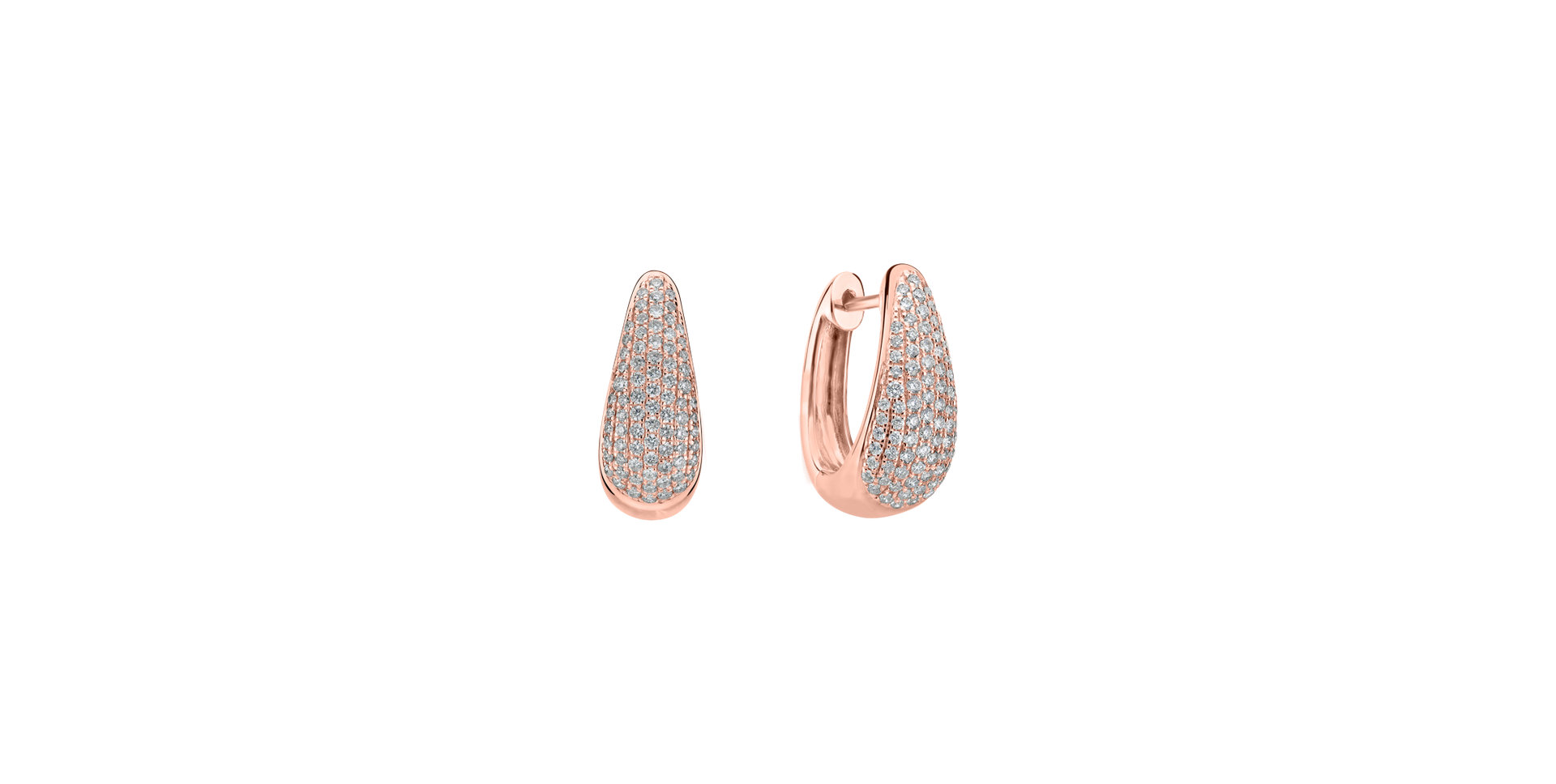 Diamond earrings Charming Gem