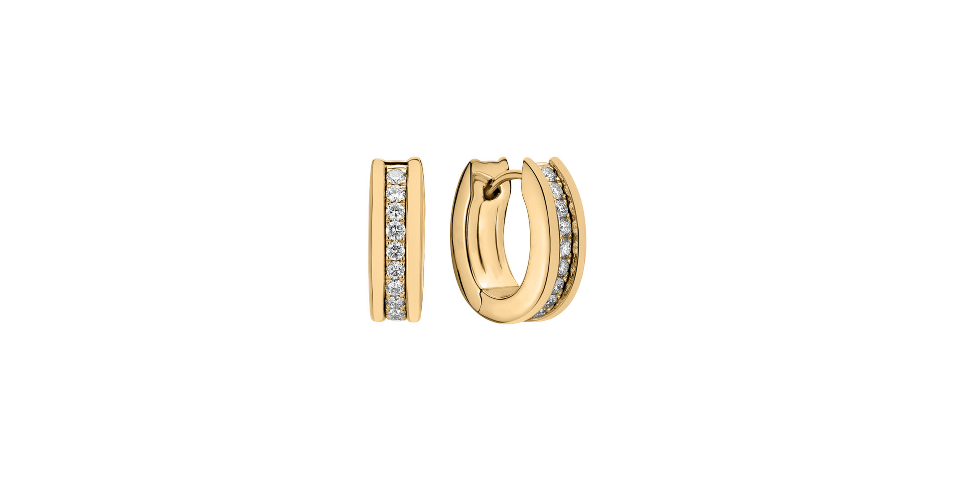 Diamond earrings Ray of Light