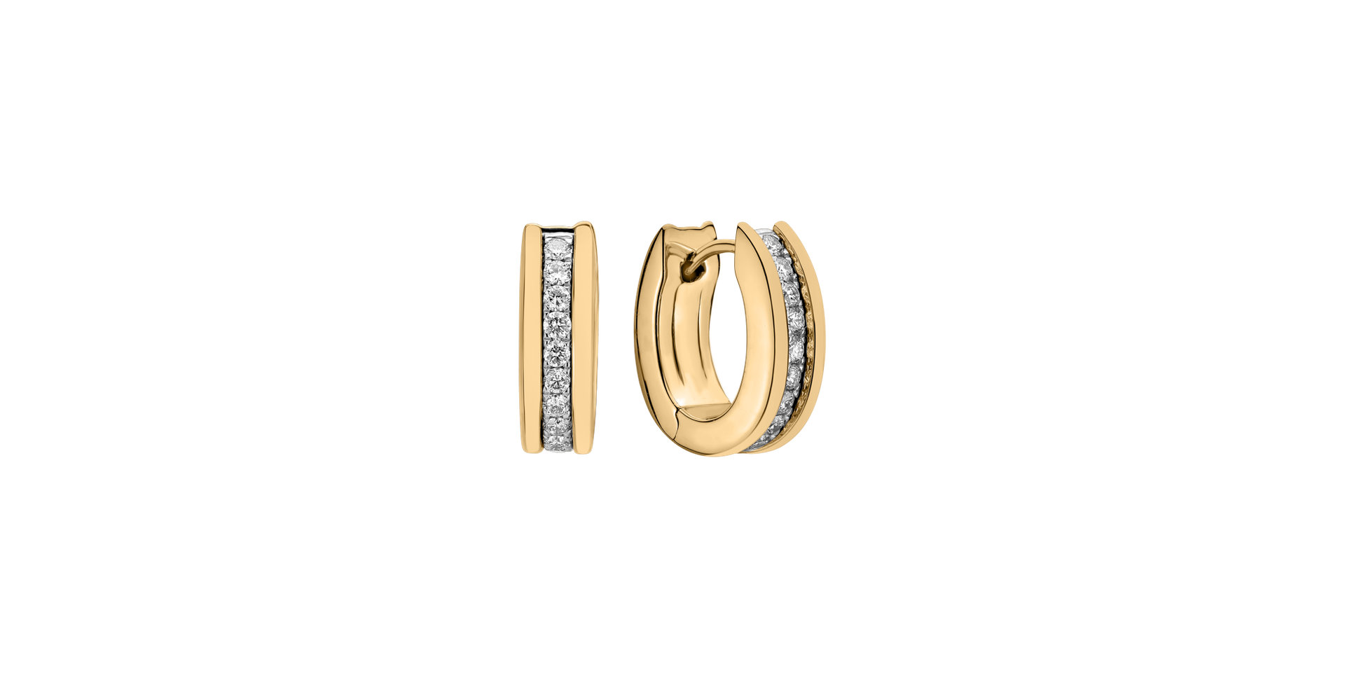 Diamond earrings Ray of Light