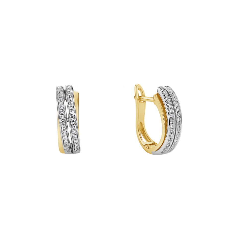 Diamond earrings Precious Sunray