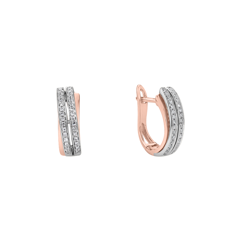 Diamond earrings Precious Sunray