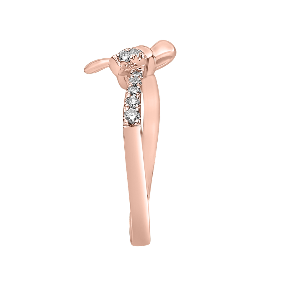 Diamond ring Shiny Ribbon