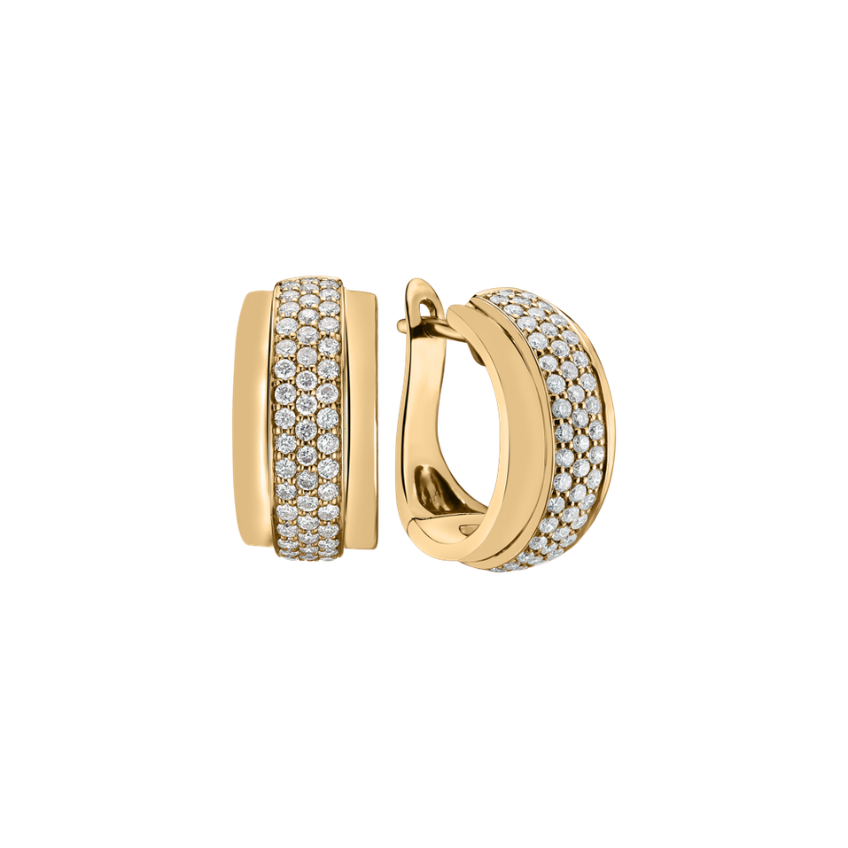 Diamond earrings Snowfire