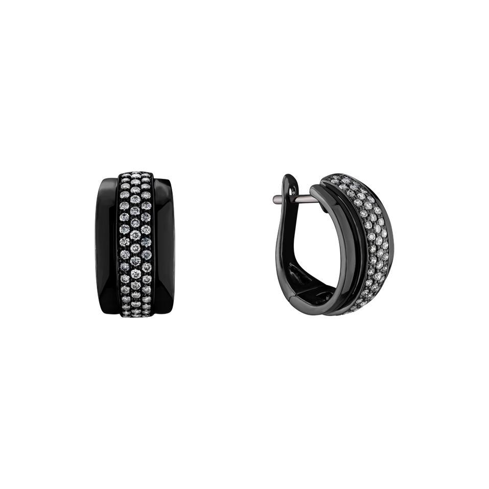 Diamond earrings Snowfire