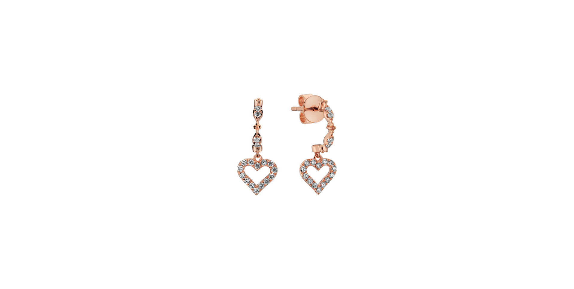 Diamond earrings Everlasting Love