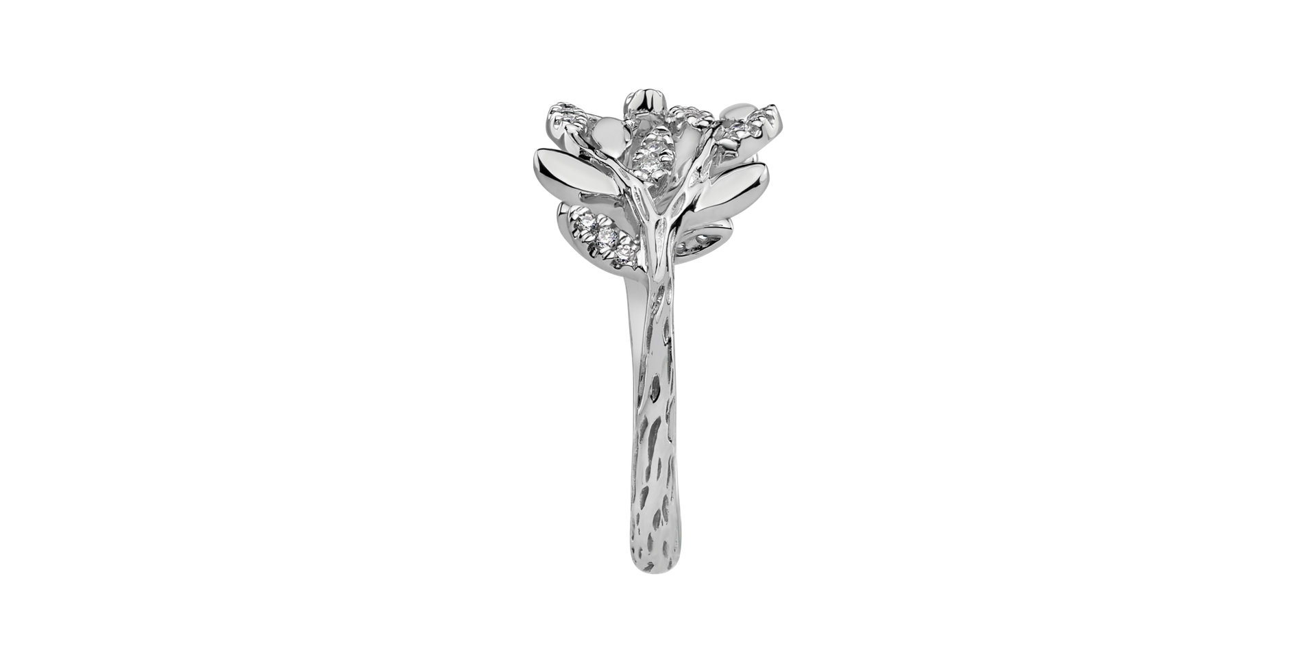 Diamond ring Heavenly Leaves