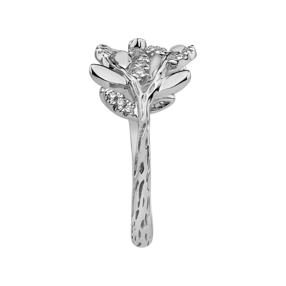 Diamond ring Heavenly Leaves