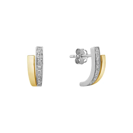 Diamond earrings Shiny Stripes