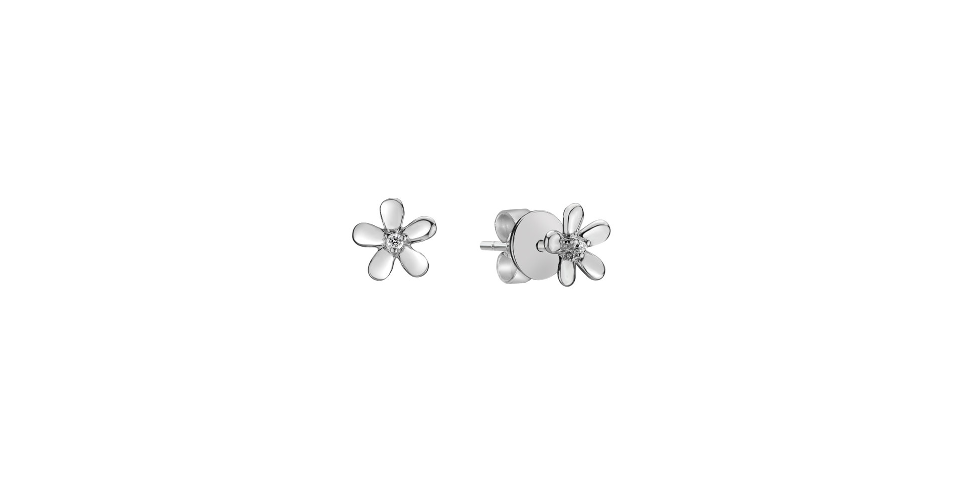 Diamond earrings Flower Day