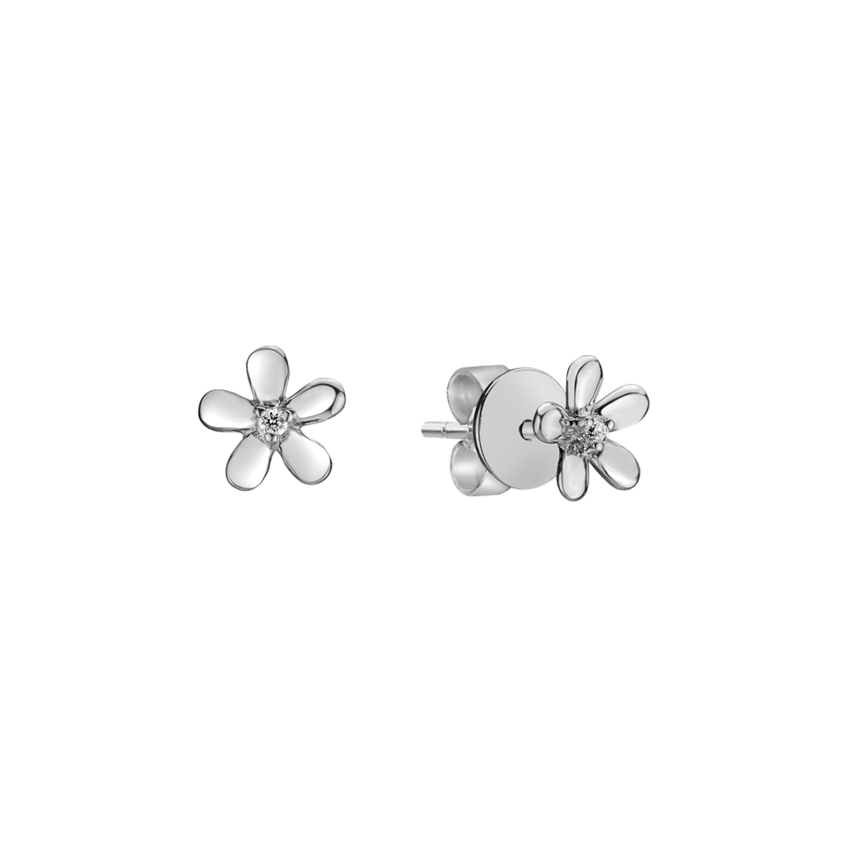 Diamond earrings Flower Day