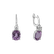Diamond earrings with Kunzite Princess Memory3