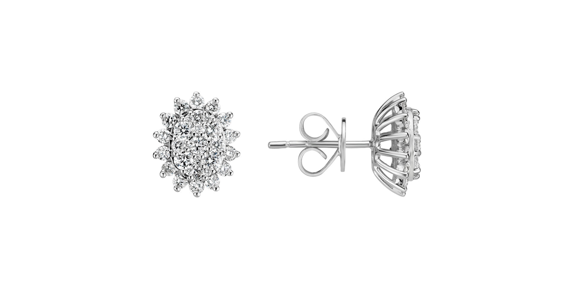 Diamond earrings Midnight Star