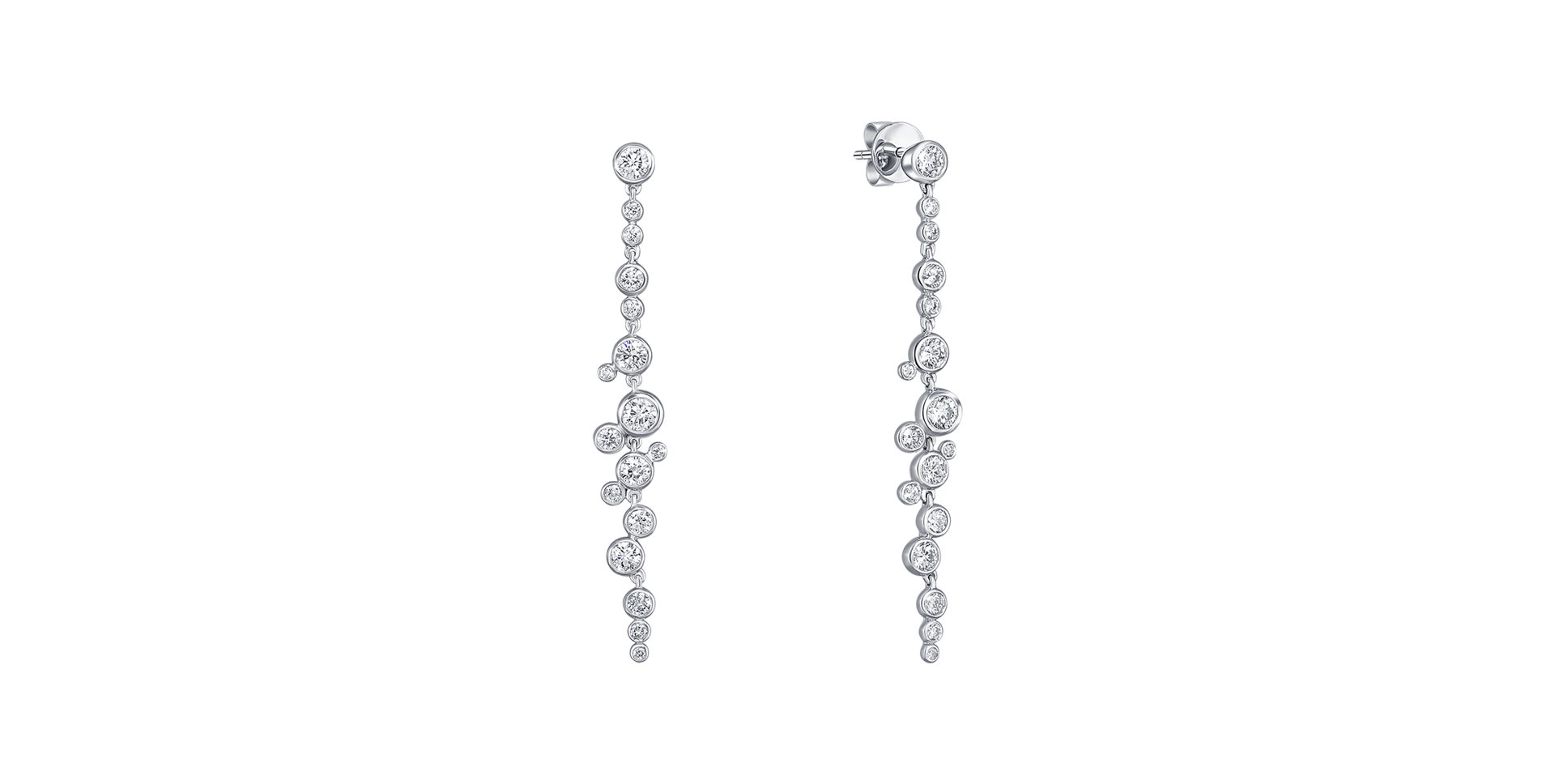 Diamond earrings Heaven Waterfall