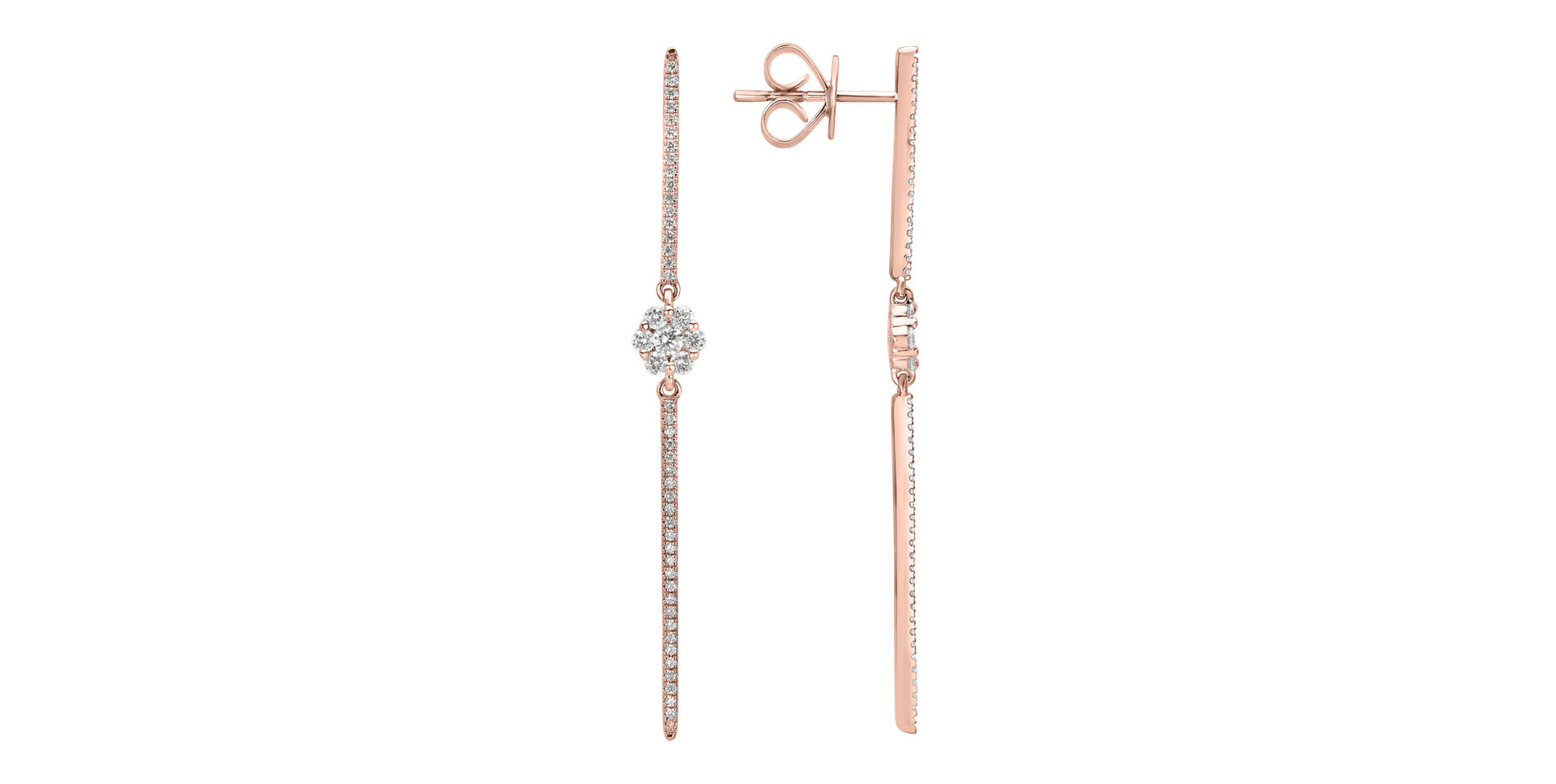 Diamond earrings Diamond Waterfall