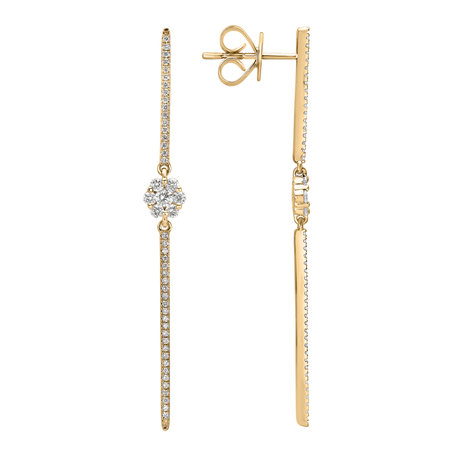Diamond earrings Diamond Waterfall