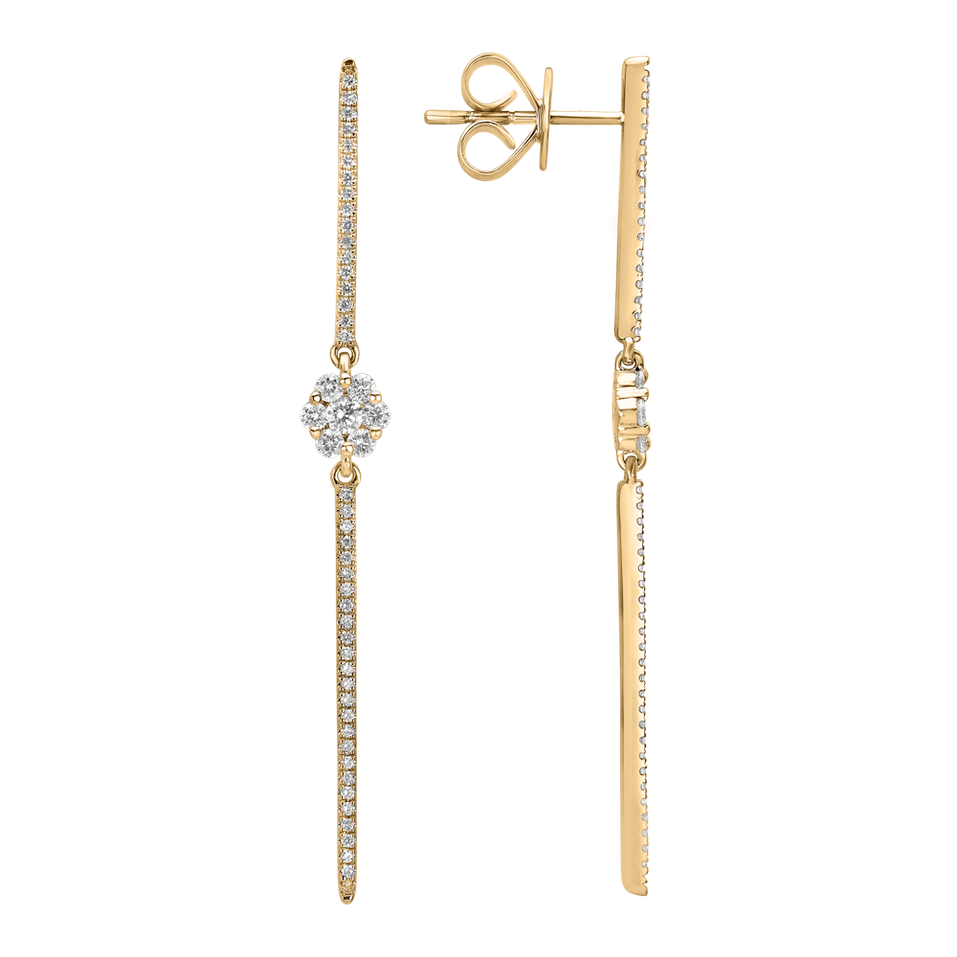 Diamond earrings Diamond Waterfall