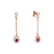 Diamond earrings with Ruby Glamour Drop3