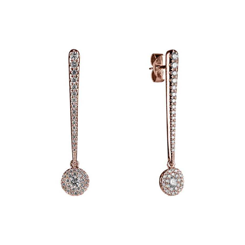 Diamond earrings Sparkling Exclamation