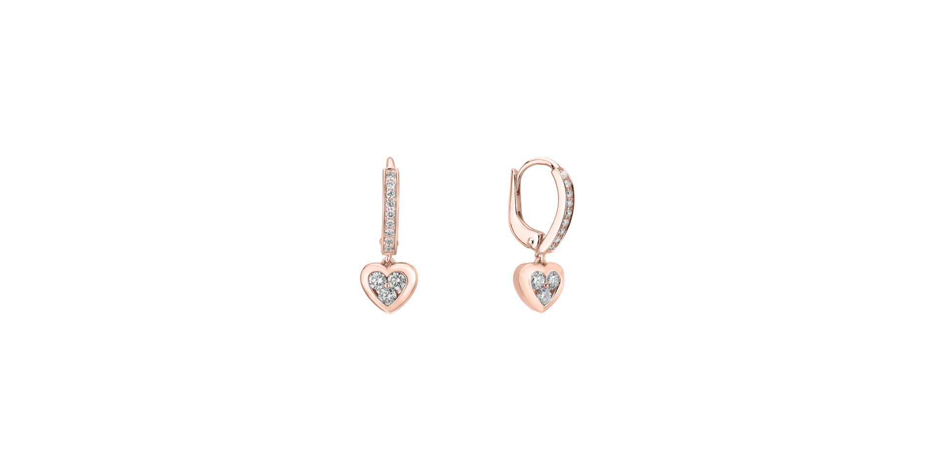 Diamond earrings Divine Love