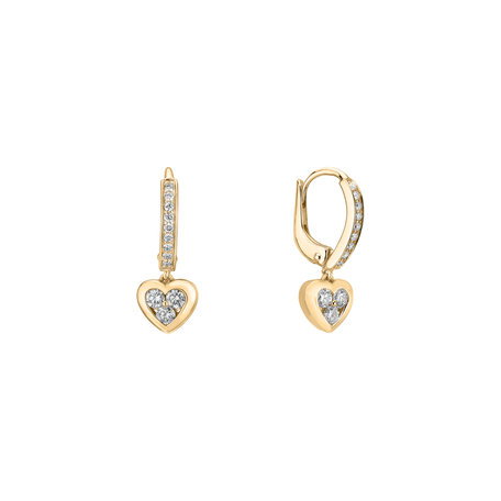 Diamond earrings Divine Love