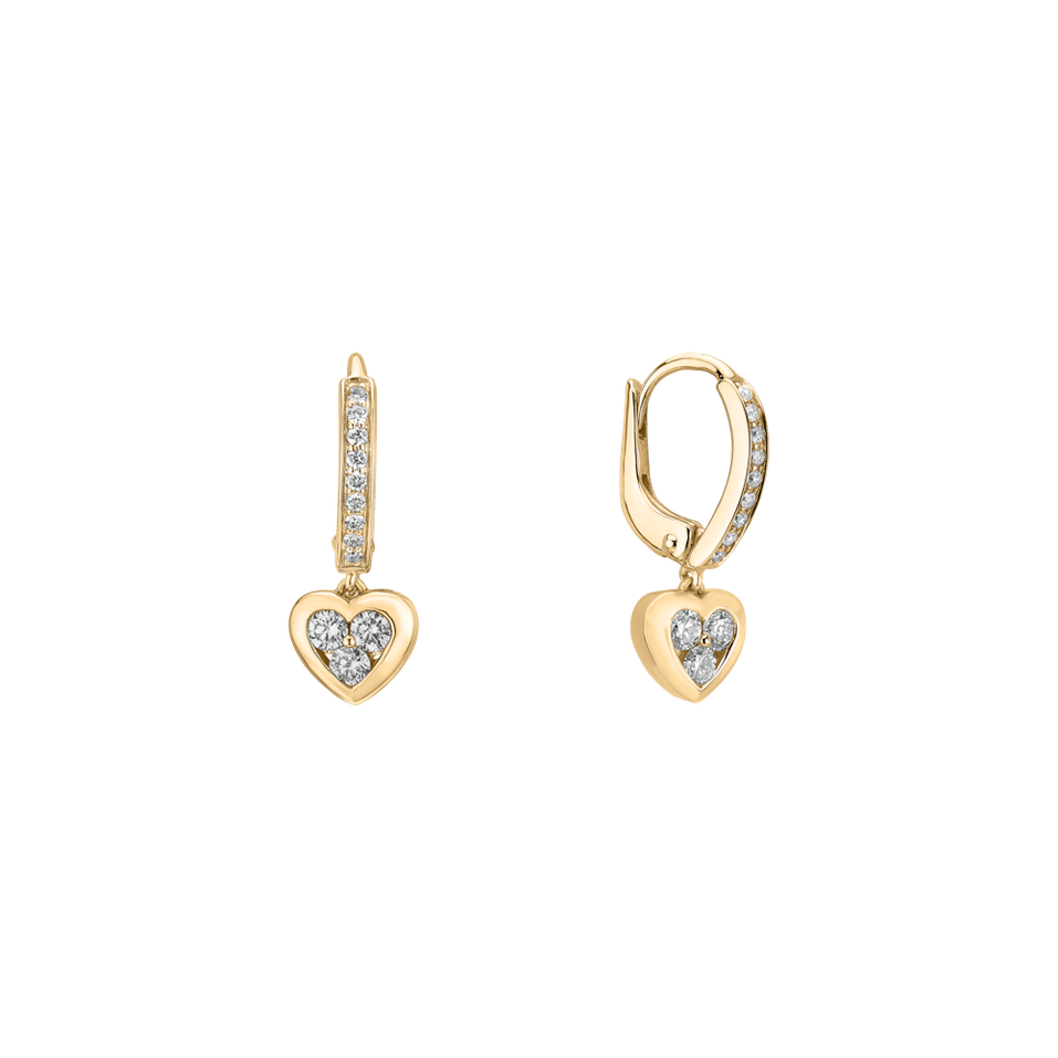 Diamond earrings Divine Love