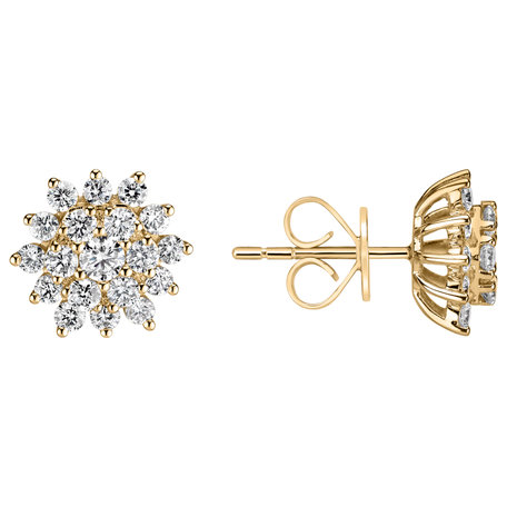 Diamond earrings Evening Sky