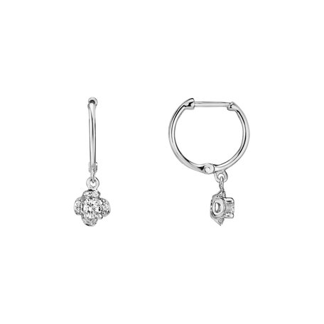 Diamond earrings Brilliant Petals
