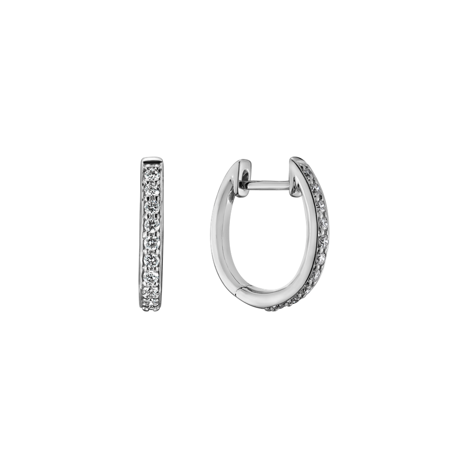 Diamond earrings Poesia