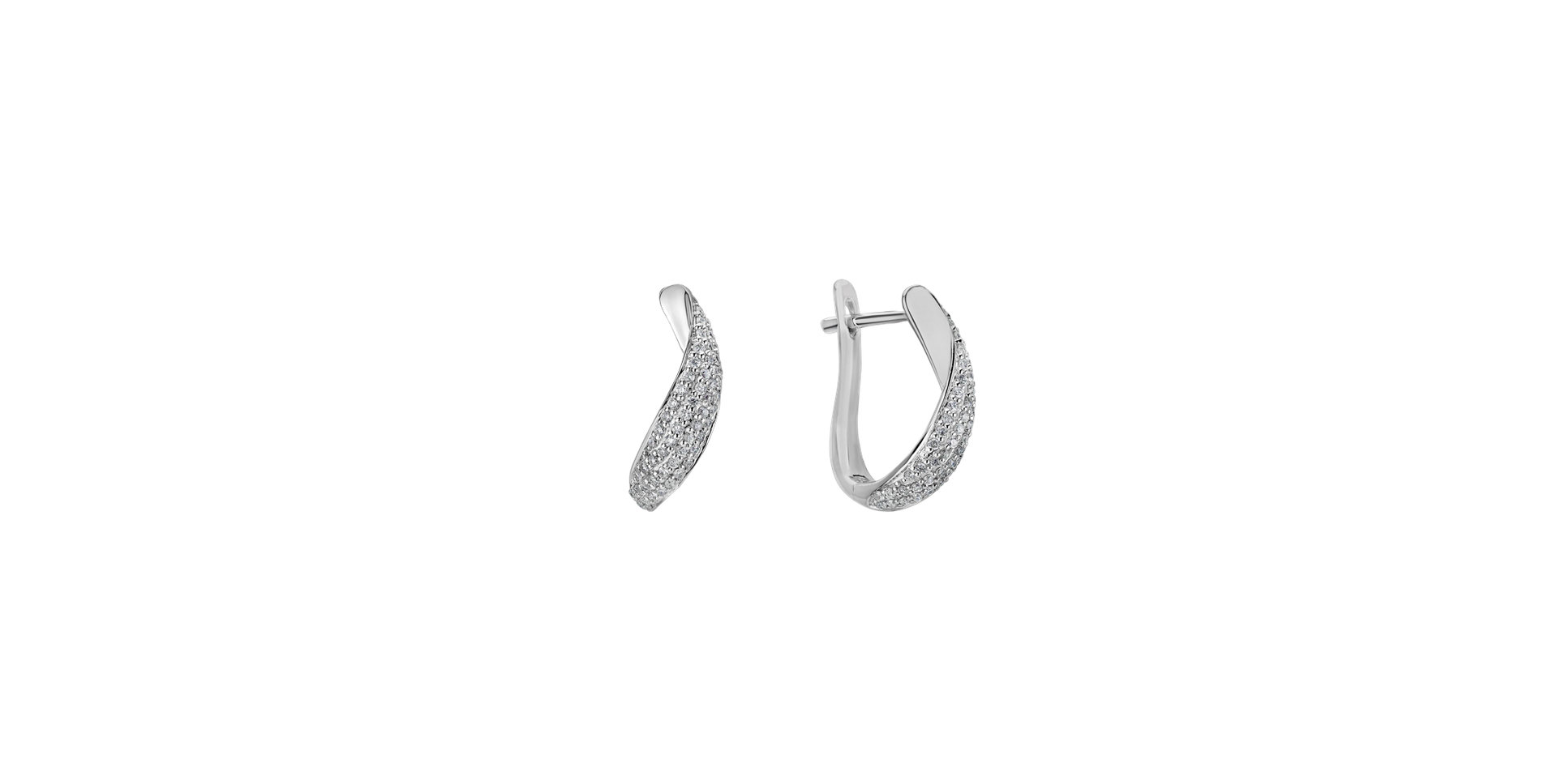Diamond earrings Divine Moon