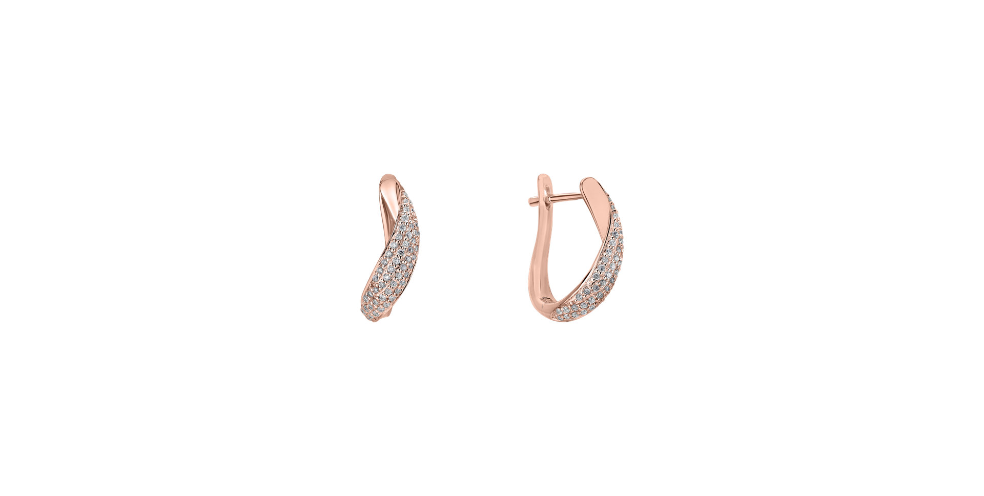 Diamond earrings Divine Moon