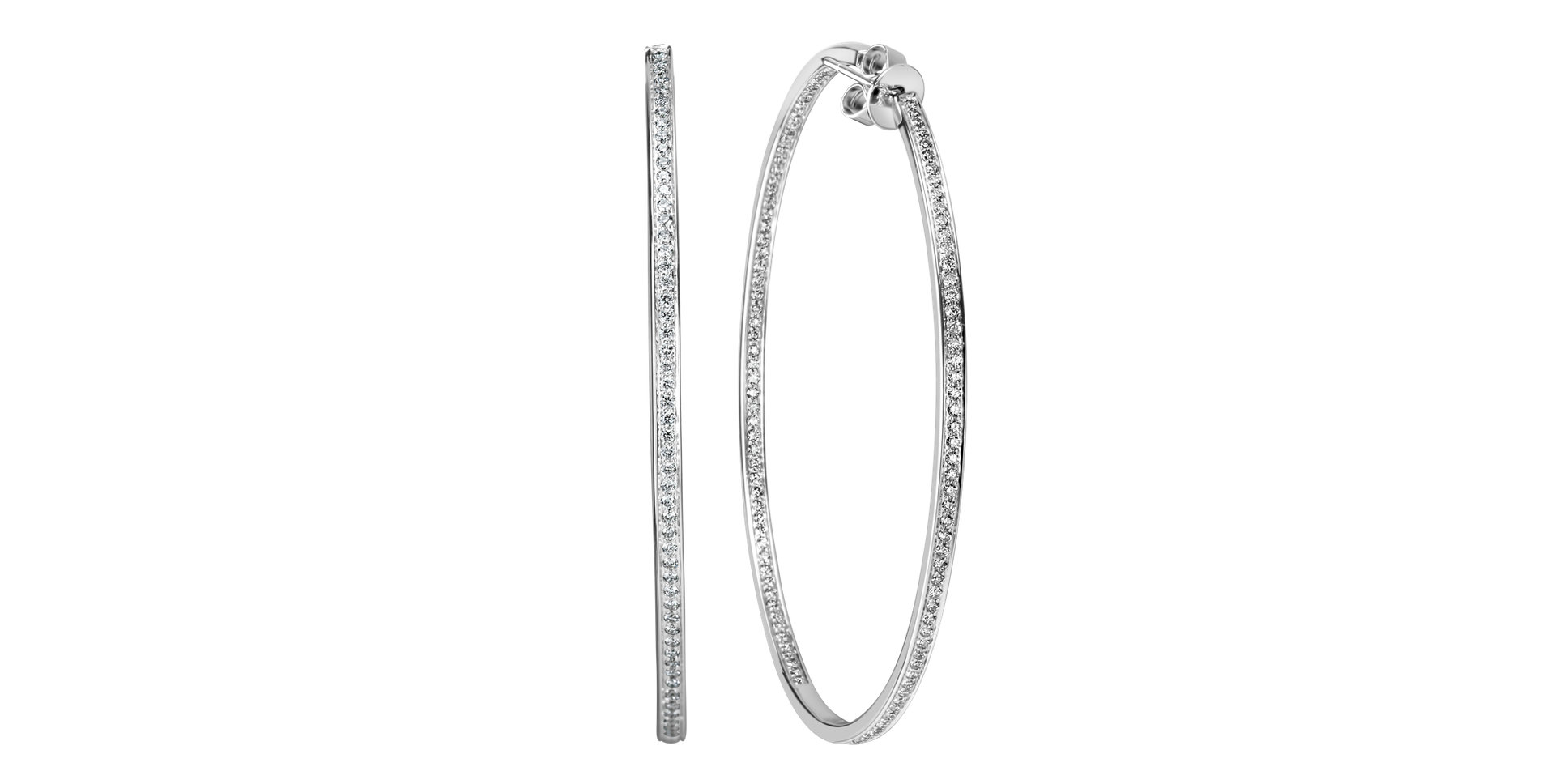 Diamond earrings Sparkling Eclipse