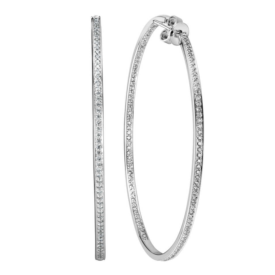 Diamond earrings Sparkling Eclipse