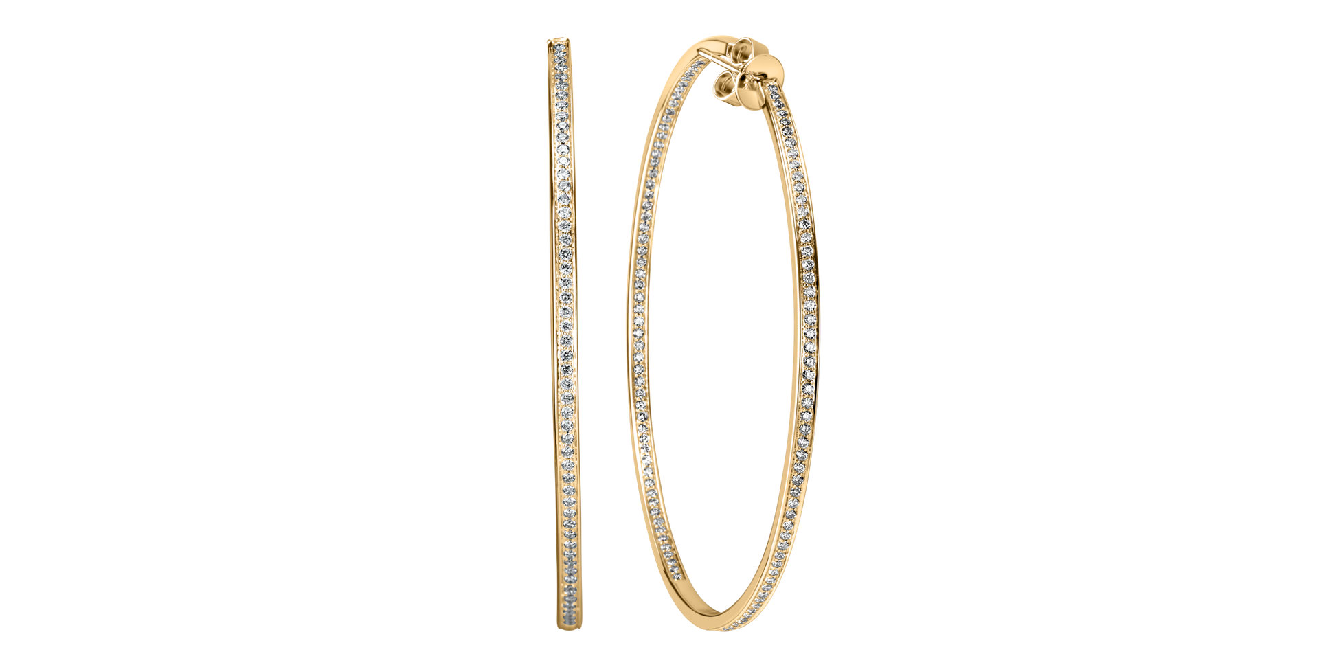 Diamond earrings Sparkling Eclipse