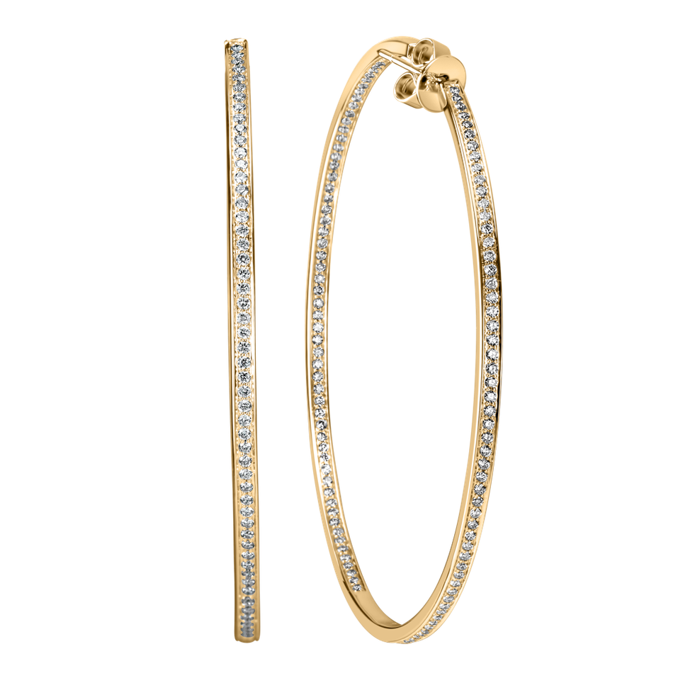 Diamond earrings Sparkling Eclipse