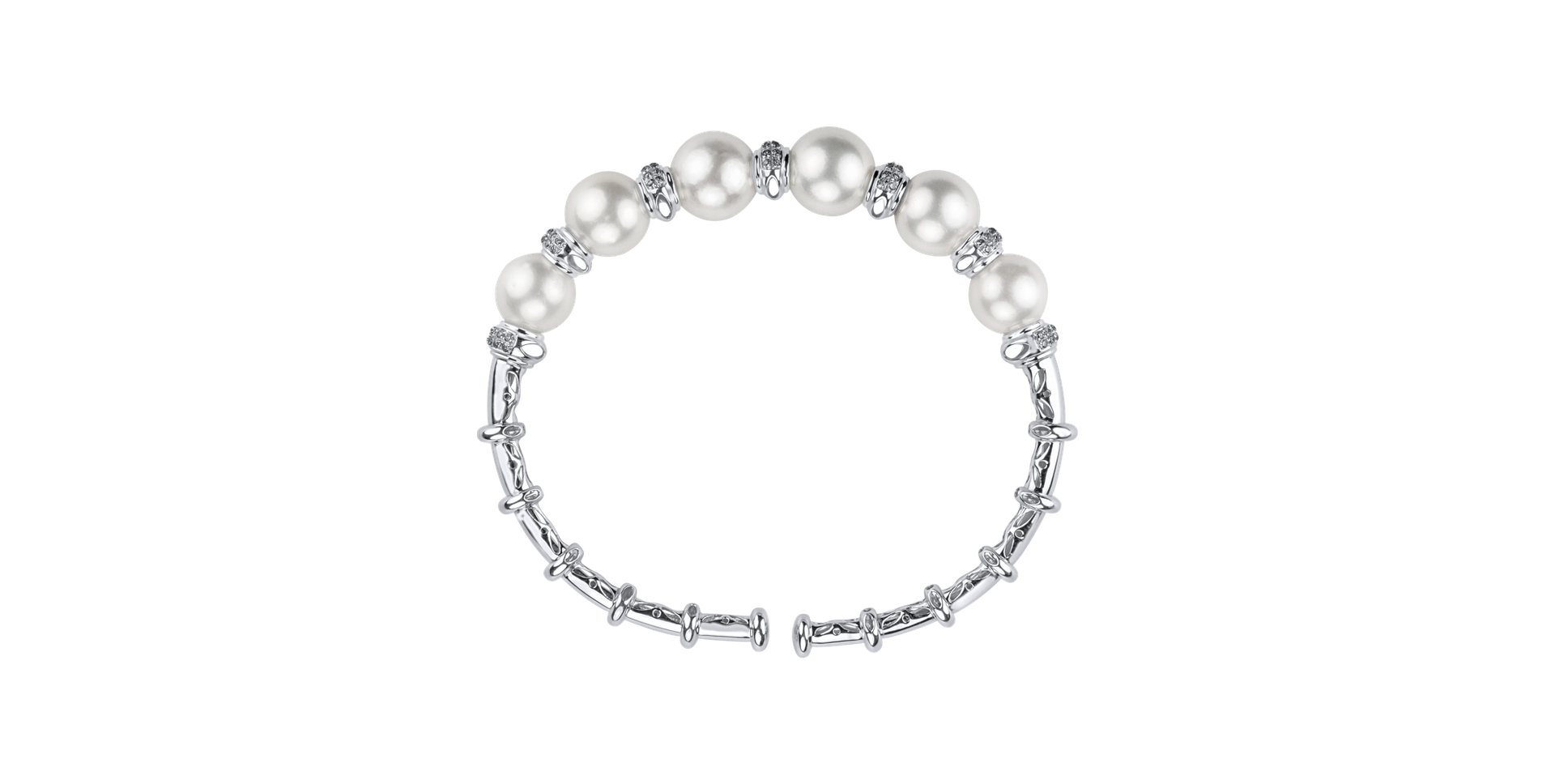Diamond bracelet with Pearl Virgin Divine