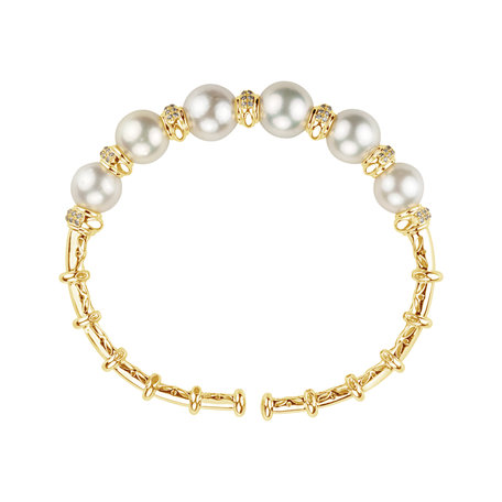Diamond bracelet with Pearl Virgin Divine