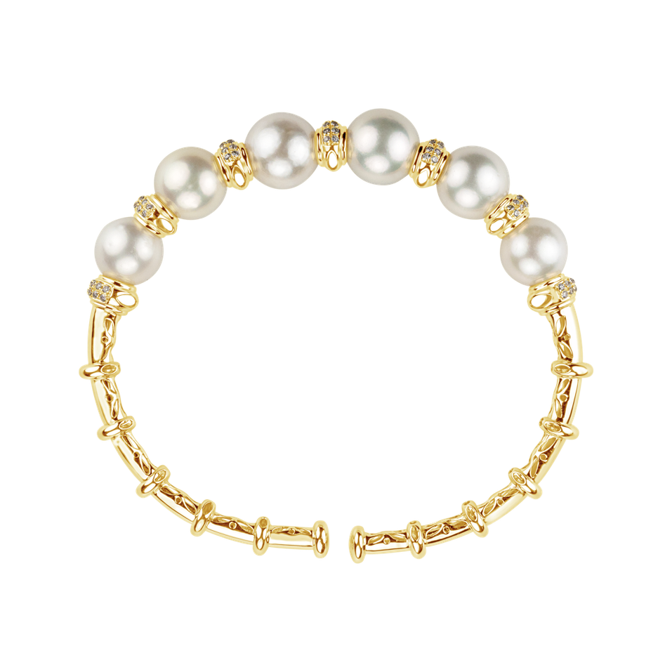 Diamond bracelet with Pearl Virgin Divine