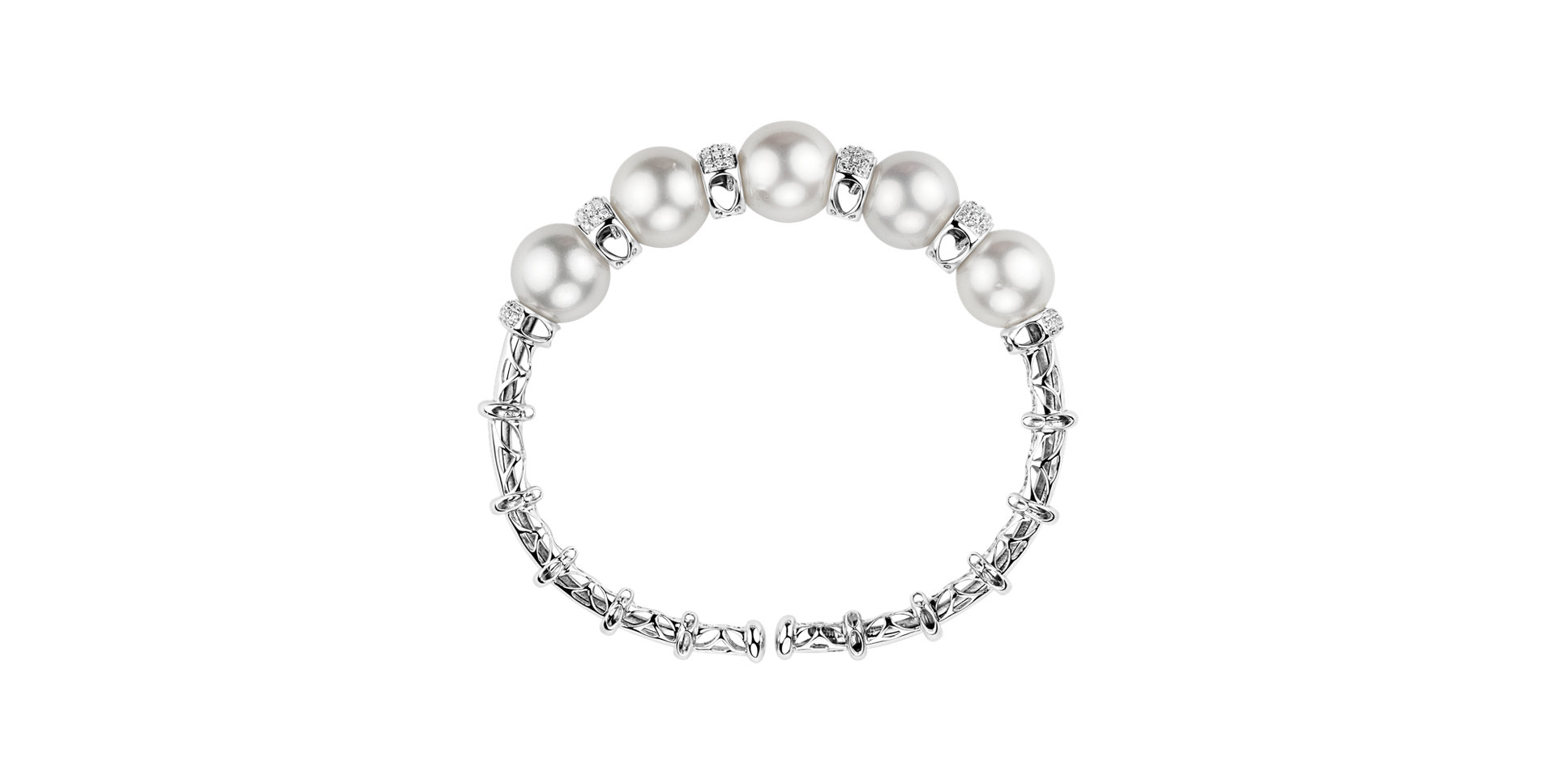 Diamond bracelet with Pearl Lake Treasure