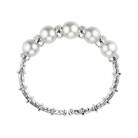 Diamond bracelet with Pearl Lake Treasure