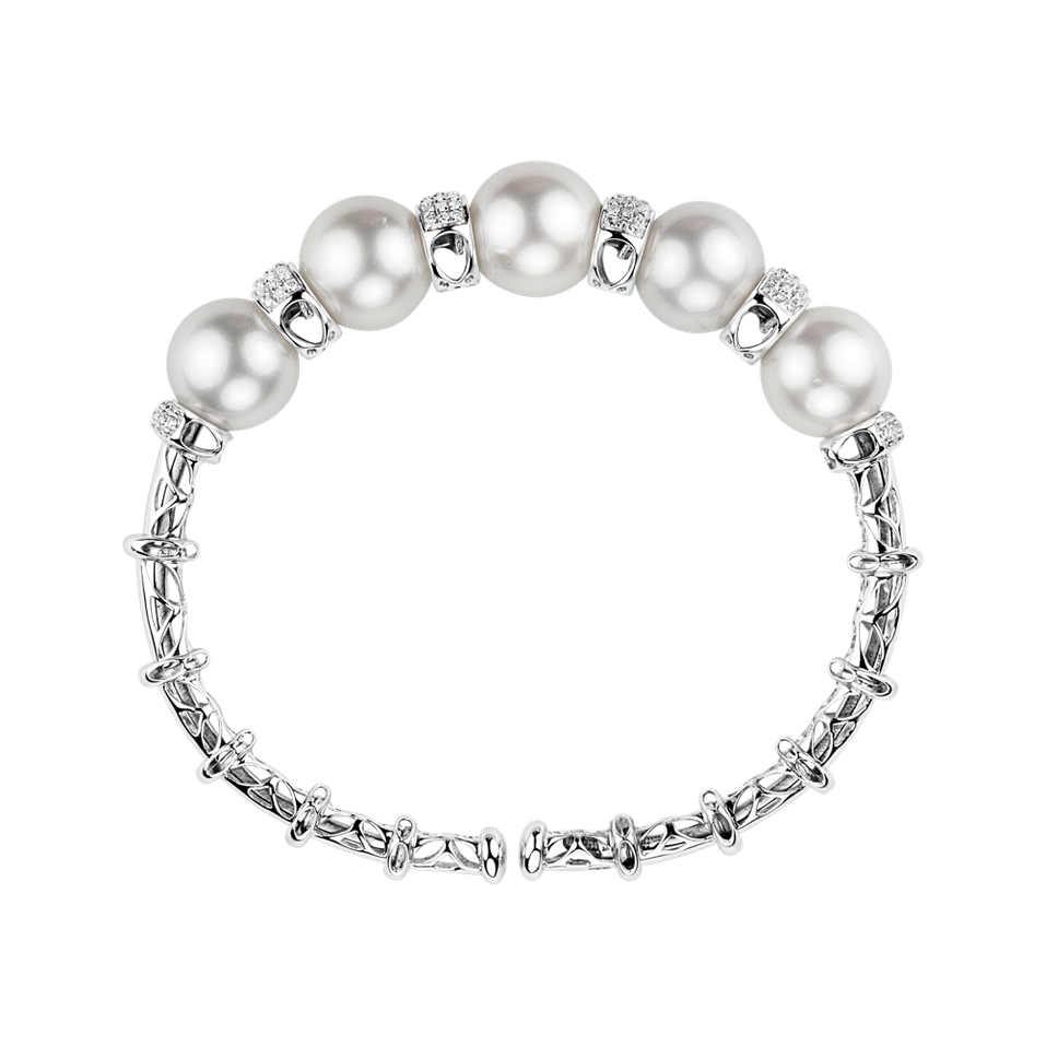 Diamond bracelet with Pearl Lake Treasure