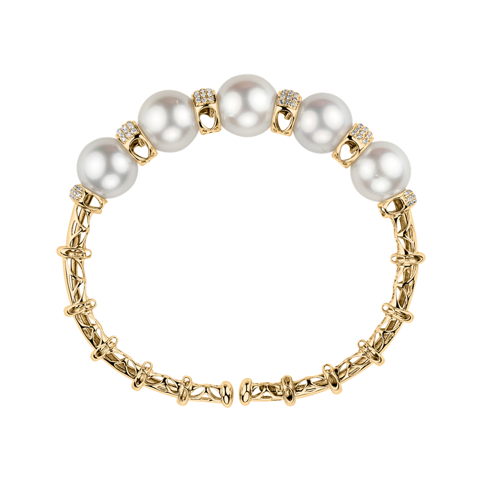 Diamond bracelet with Pearl Lake Treasure