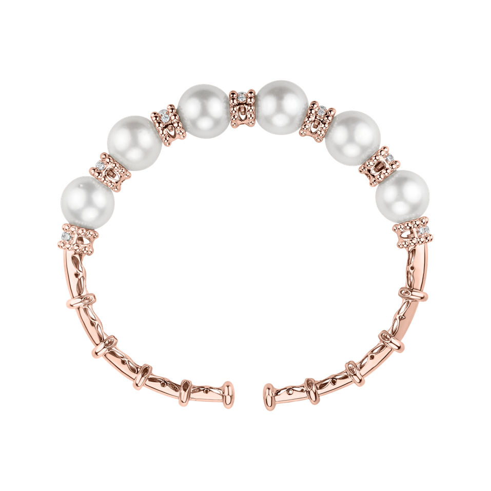 Diamond bracelet with Pearl Virgin Symphony